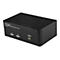 StarTech.com 2 Port Dual DisplayPort USB KVM Switch mit Audio - DisplayPort Desktop KVM Umschalter mit USB Hub - 4xUSB Buchse 2xDP Buchse - KVM-/Audio-Switch - 2 Anschlüsse