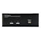 StarTech.com 2 Port Dual DisplayPort USB KVM Switch mit Audio - DisplayPort Desktop KVM Umschalter mit USB Hub - 4xUSB Buchse 2xDP Buchse - KVM-/Audio-Switch - 2 Anschlüsse