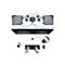 StarTech.com 2-Port Dual-Monitor DisplayPort Cable KVM Switch, 4K 60Hz, Compact KVM with 5ft/1.5m USB-A/DisplayPort/Audio Integrated Cables, Bus Powered - Remote Push Button/Hotkey Switching (C2-DD46-UA2-CBL-KVM) - KVM-/Audio-/USB-Switch - kompakt...