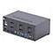 StarTech.com 2-Port Dual-Monitor DisplayPort KVM Switch, 4K 60Hz, 2x USB 5Gbps Hub Ports, 2x USB 2.0 HID Ports, Hotkey and Push-Button Switching, TAA Compliant - ESD Level 3 Protection (P2DD46A2-KVM-SWITCH) - KVM-/Audio-/USB-Switch - 2 x KVM/Audio...