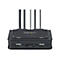 StarTech.com 2-Port Hybrid USB-C DisplayPort Cable KVM Switch, 4K 60Hz, Compact KVM with 6ft/1.8m USB-A/DisplayPort/Audio & 4ft/1.2m USB-C Integrated Host Cables, Bus Powered - Remote Push Button/Hotkey Switching (C2-D46-UAC-CBL-KVM) - KVM-/Audio-...