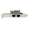 StarTech.com 2 Port PCI Express 10GBase-T Ethernet Netzwerkkarte - 10GbE Ethernet Adapter mit Intel X540 Chip - Netzwerkadapter - PCIe 2.0 x8 - 10Gb Ethernet x 2