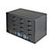 StarTech.com 2 Port Quad Monitor DisplayPort KVM Switch - 4K 60 Hz UHDR - DP 1.2 KVM Switch mit USB 3.0 Hub mit 2x USB 3.0(5 Gbit/s) und 4x USB 2.0 HID Anschlüssen, Audio - Hotkey - TAA (SV231QDPU34K) - KVM-/Audio-Switch