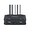 StarTech.com 2-Port USB-C Cable KVM Switch, 4K 60Hz DisplayPort Output, Compact KVM with 4ft/1.2m USB Type-C/Audio Integrated Cables, Bus Powered - Remote Push-Button/Hotkey Switching (C2-D46-UC2-CBL-KVM) - KVM-/Audio-Switch - kompakt - 2 x KVM/Au...