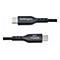 Câble USB-C noir, logo StarTech.com, 480Mbps et 15W.