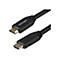 Zwei schwarze HDMI-Kabel mit goldenen Anschlüssen. Auf einem steht StarTech.com, auf dem anderen HDMI.