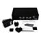 StarTech.com 4 Port DisplayPort USB KVM Switch mit Audio - DisplayPort Desktop KVM Umschalter mit USB Hub - 4xUSB Buchse 4xDP Buchse - KVM-/Audio-/USB-Switch - 4 Anschlüsse