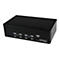 StarTech.com 4 Port Dual DVI USB KVM Switch/ Umschalter mit Audio und USB 2.0 Hub - KVM-/Audio-/USB-Switch - 4 Anschlüsse