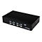 StarTech.com 4-Port USB KVM Swith with OSD - TAA Compliant - 1U Rack Mountable VGA KVM Switch (SV431DUSBU) - KVM-Switch - 4 Anschlüsse