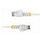 StarTech.com 5m White Slim CAT6 Ethernet Cable, Snagless, 28AWG, LSZH - Patch-Kabel - RJ-45 (M)