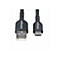 Un câble USB noir avec un connecteur USB-A et un connecteur USB-C. Le logo StarTech.com est visible des deux côtés.