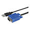 StarTech.com Adaptateur crash cart pour PC portable - Console KVM vers USB 2.0 avec transfert de fichier, acquisition vidéo - KVM Portable - commutateur KVM - 1 ports