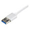 StarTech.com Adaptateur réseau USB 3.0 vers Gigabit Ethernet - Convertisseur USB vers RJ45 - M/F - Argent (USB31000SA) - adaptateur réseau - USB 3.0 - Gigabit Ethernet x 1