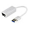 StarTech.com Adaptateur réseau USB 3.0 vers Gigabit Ethernet - Convertisseur USB vers RJ45 - M/F - Argent (USB31000SA) - adaptateur réseau - USB 3.0 - Gigabit Ethernet x 1