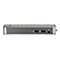 Hub USB-C gris. Connecteurs : 2x USB, port audio, indicateur LED, marquage SG.