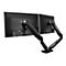 StarTech.com Dual Monitor Halterung mit eingebautem 2 Port USB und Audio Passthrough - Befestigungskit - einstellbarer Arm - für LCD-Display - Schwarz