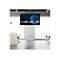 StarTech.com Flachbildschirm Deckenhalterung - für 32 bis 75 LCD, LED oder Plasma TV - schwenkbar für gewölbte Decken - Klammer - für Flachbildschirm - Schwarz