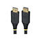 Zwei schwarze HDMI-Kabel mit goldenen Steckern. Auf einem ist "StarTech.com" und auf dem anderen "4K 60Hz 18Gbps" zu lesen.