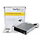 Speicherkartenleser mit Box und Kabel. Der LesegerÃ¤teteil ist silberfarben, Box und Dokumente daneben. Auf der Box steht StarTech.com.