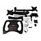 StarTech.com Laptop Monitor Stand - Computer Monitor Stand - Full Motion Articulating - VESA Mount Monitor Desk Mount - Befestigungskit - einstellbarer Arm - für LCD-Display/Notebook - Schwarz