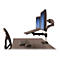 StarTech.com Laptop Monitor Stand - Computer Monitor Stand - Full Motion Articulating - VESA Mount Monitor Desk Mount - Befestigungskit - einstellbarer Arm - für LCD-Display/Notebook - Schwarz