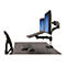 StarTech.com Laptop Monitor Stand - Computer Monitor Stand - Full Motion Articulating - VESA Mount Monitor Desk Mount - Befestigungskit - einstellbarer Arm - für LCD-Display/Notebook - Schwarz