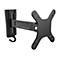 StarTech.com Monitorarm für Wandmontage - Ein Gelenk - Für VESA Monitore / Flachbild TV für bis zu 27 Zoll (15Kg) - Monitor Wandhalterung - verstellbarer Arm - für Monitor/flaches Paneel - Schwarz