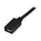 Schwarzes USB-Kabel mit Stecker. Auf dem Stecker steht StarTech.com.