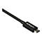 Ein schwarzes USB-C-Kabel. Auf dem Stecker steht StarTech.com.