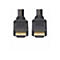 Zwei schwarze HDMI-Kabel mit Steckern, einer mit der Aufschrift „SOURCE“, der andere mit „DISPLAY“, auf weißem Hintergrund.