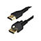 Zwei schwarze HDMI-Kabel mit vergoldeten Anschlüssen, vor weißem Hintergrund. Eines zeigt das Startech.com Logo.