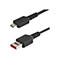 USB-Kabel, schwarz, mit Micro-USB- und USB-A-Anschlüssen. Auf den Steckern ist StarTech.com zu lesen.