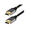 Zwei HDMI-Kabel vor weißem Hintergrund. Die schwarzen Kabel haben goldfarbene Stecker mit der Aufschrift 'StarTech.com'.