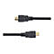 Zwei HDMI-Kabel in Schwarz mit goldenen Anschlüssen, vor weißem Hintergrund. Der Name Startech ist auf einem Stecker zu sehen.