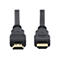 Zwei schwarze HDMI-Kabel mit Steckern vor weißem Hintergrund.