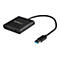 Schwarzer HDMI-Adapter mit USB-Kabel. Auf der Oberseite steht StarTech.com. An der Seite sind HDMI- und USB-Anschlüsse.
