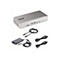StarTech.com Thunderbolt 4 Multi-Display Docking Station, Quad/Triple/Dual Monitor Dock, 2x HDMI/2x DisplayPort, 7x USB Hub, 2.5 Gigabit Ethernet, 98W Power Delivery, for Windows/MacBook - TB4 Host Cable (132UE-TB4USB4DOCK) - Dockingstation - Thun...