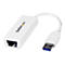 StarTech.com USB 3.0 auf Gigabit Ethernet Lan Adapter - 10/100/1000 NIC Netzwerkadapter - USB SuperSpeed auf RJ45 Stecker/Buchse - Netzwerkadapter - USB 3.0 - Gigabit Ethernet