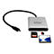 StarTech.com USB 3.0 Kartenleser mit USB-C - SD, MicroSD, CompactFlash Speicherkartenleser mit USB-C Kabel - Kartenleser - USB 3.0