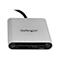 StarTech.com USB 3.0 Kartenleser mit USB-C - SD, MicroSD, CompactFlash Speicherkartenleser mit USB-C Kabel - Kartenleser - USB 3.0