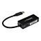 StarTech.com USB 3.0 SuperSpeed auf Gigabit Ethernet Lan Adapter mit USB Port - 10/100/1000 RJ45 NIC Netzwerkadapter - St/Bu - Schwarz - Netzwerkadapter - USB 3.0 - Gigabit Ethernet