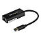 StarTech.com USB 3.0 SuperSpeed auf Gigabit Ethernet Lan Adapter mit USB Port - 10/100/1000 RJ45 NIC Netzwerkadapter - St/Bu - Schwarz - Netzwerkadapter - USB 3.0 - Gigabit Ethernet