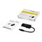 StarTech.com USB 3.0 SuperSpeed auf Gigabit Ethernet Lan Adapter mit USB Port - 10/100/1000 RJ45 NIC Netzwerkadapter - St/Bu - Schwarz - Netzwerkadapter - USB 3.0 - Gigabit Ethernet