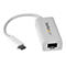 StarTech.com USB-C auf Gigabit Adapter - Thunderbolt 3 kompatibel - Weiß - Unterstützung für Macbook, Windows, Chrome OS - Netzwerkadapter - USB-C - Gigabit Ethernet