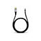 Schwarzes Kabel mit USB-C- und RJ45-Steckern. Auf dem USB-C-Stecker steht „StarTech.com“.