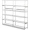 Startset PROGRESS 500 T, basis- en aanbouwelement, B 1950 × D 340 × H 1900 mm, lichtgrijs RAL 7035