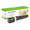 Tonerkartusche und Karton vor weiÃŸem Hintergrund. Aufdruck: Toner Cartridge, 100% Zufriedenheit garantiert.