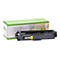 Toner-Kartusche und Verpackung. Aufdruck: Toner Cartridge und gelbes Dreieck.