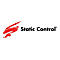 Logo von Static Control. Roter geschwungener Strich, danach Schriftzug: Static Control.