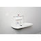 Station à langer Rubbermaid®, pour montage mural horizontal, antimicrobien, pliable, tablette, support pour jusqu'à 40 documents, PP, blanc